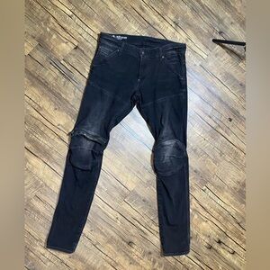 G-STAR RAW 5620 3D ZIP KNEE SUPER SLIM JEAN SIZE 34/34
